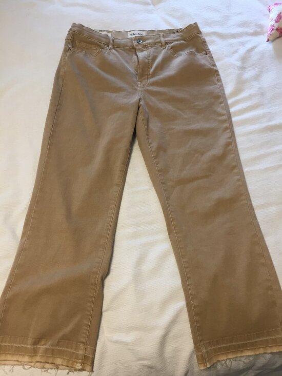 Tribal Denim - Tribal Cropped Tan Fringe Capris